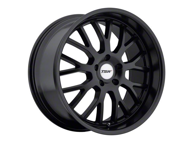 TSW Tremblant Matte Black Wheel; Rear Only; 20x10 (2024 Mustang)