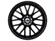TSW Tremblant Matte Black Wheel; Rear Only; 20x10 (2024 Mustang)