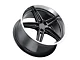 TSW Variante Gloss Black Machined Wheel; 20x9 (2024 Mustang)