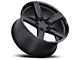 TSW Ascent Matte Gunmetal with Gloss Black Face Wheel; Rear Only; 20x10 (05-09 Mustang GT, V6)