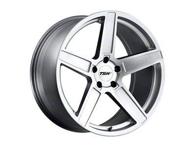 TSW Ascent Matte Titanium Silver Wheel; Rear Only; 20x10; 40mm Offset (05-09 Mustang)