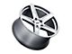 TSW Ascent Matte Titanium Silver Wheel; Rear Only; 20x10 (15-23 Mustang GT, EcoBoost, V6)