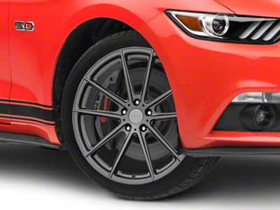 TSW Bathurst Gloss Gunmetal Wheel; 19x9.5; 39mm Offset (15-23 Mustang GT, EcoBoost, V6)
