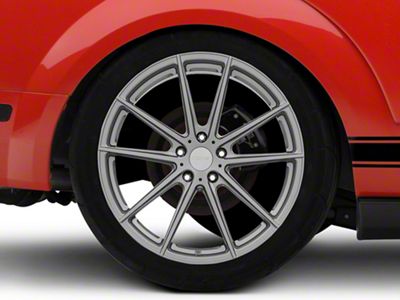 TSW Bathurst Gloss Gunmetal Wheel; Rear Only; 20x10 (05-09 Mustang)