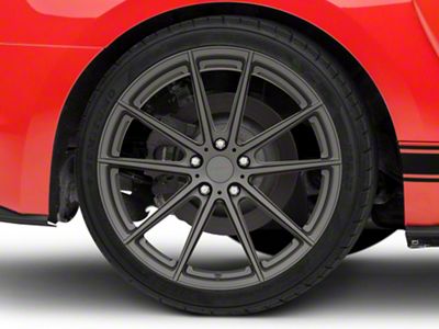 TSW Bathurst Gloss Gunmetal Wheel; Rear Only; 20x10; 40mm Offset (15-23 Mustang GT, EcoBoost, V6)