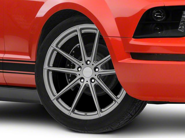 TSW Bathurst Gloss Gunmetal Wheel; 20x8.5 (05-09 Mustang GT, V6)
