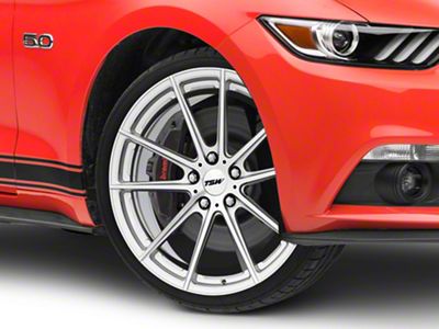 TSW Bathurst Silver Wheel; 20x9; 30mm Offset (15-23 Mustang GT, EcoBoost, V6)
