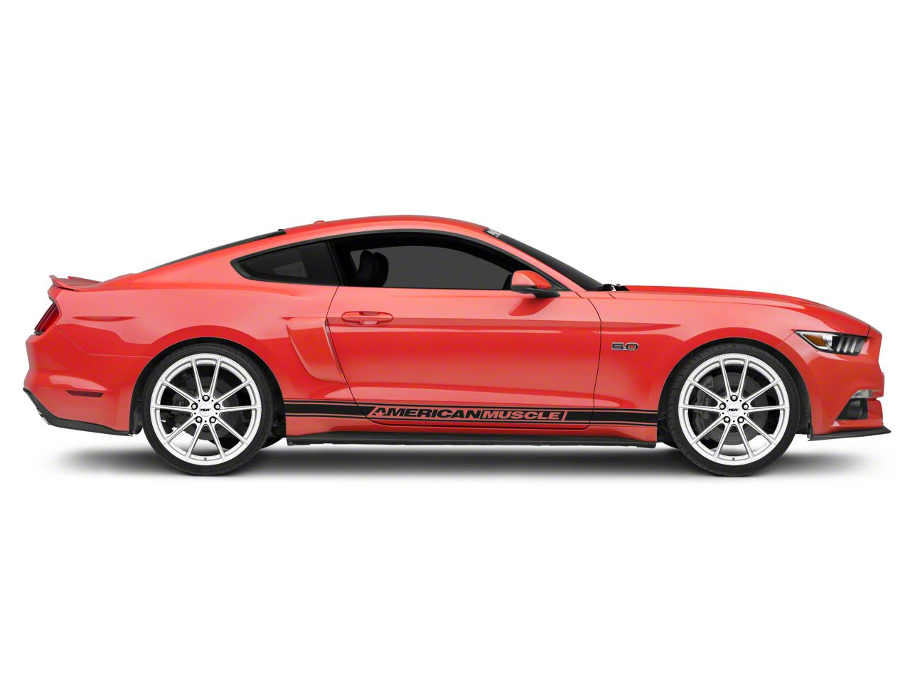 TSW Mustang Bathurst Silver Wheel; 20x9; 30mm Offset