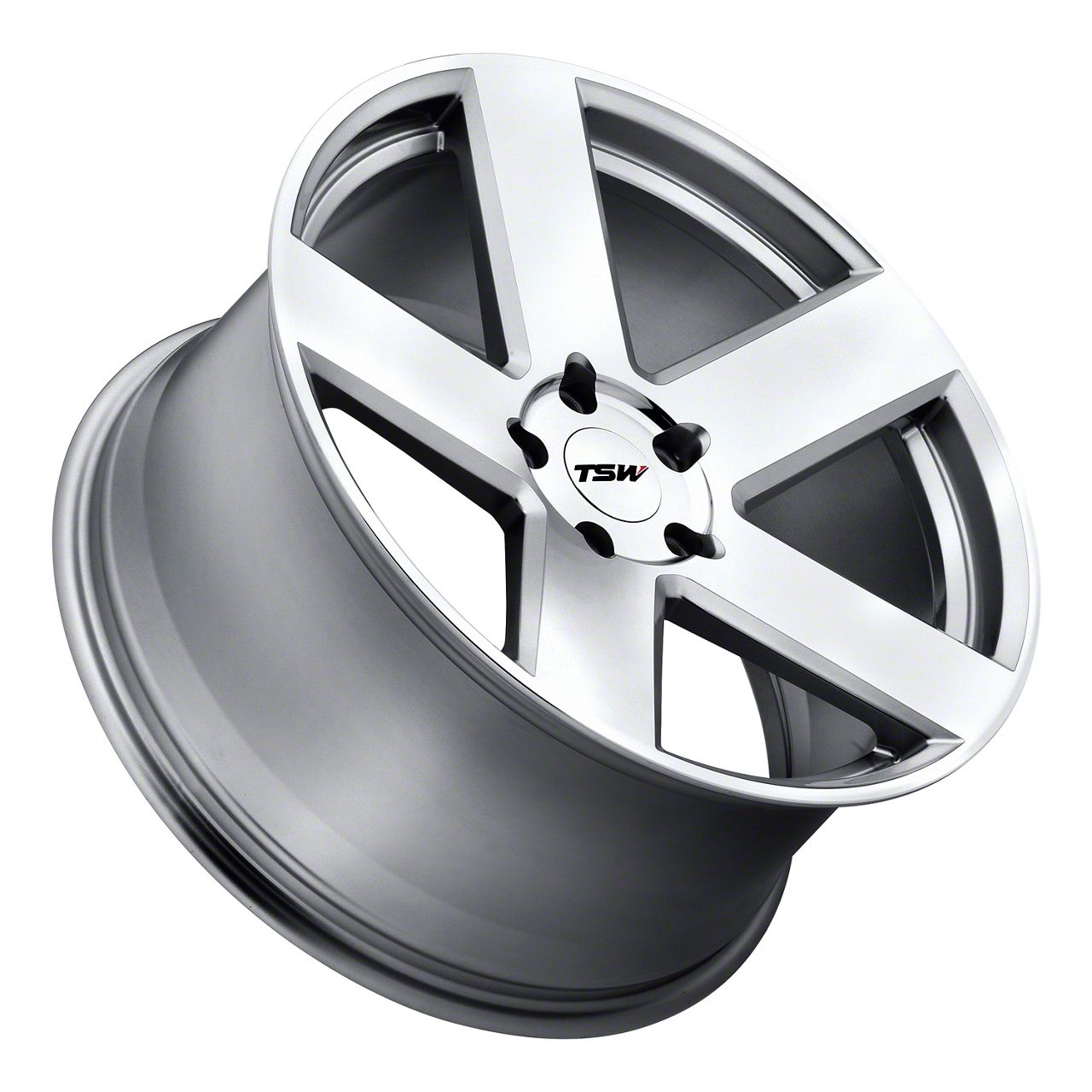 TSW Mustang Bristol Silver Wheel; 19x9.5; 40mm Offset 
