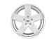 TSW Bristol Silver Wheel; Rear Only; 20x10 (05-09 Mustang)