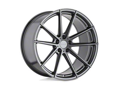 TSW Bathurst Gloss Gunmetal Wheel; 19x9; 15mm Offset (16-24 Camaro, Excluding SS w/ 6-Piston Front Calipers & ZL1)