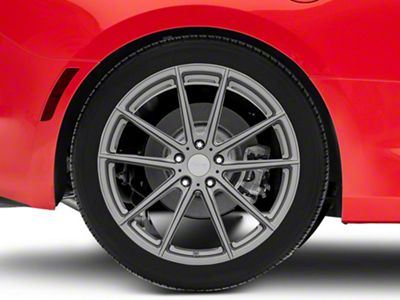 TSW Bathurst Gloss Gunmetal Wheel; Rear Only; 20x10.5; 25mm Offset (16-24 Camaro)