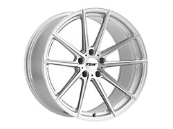 TSW Bathurst Silver with Mirror Cut Face Wheel; Rear Only; 20x10.5; 25mm Offset (16-24 Camaro)