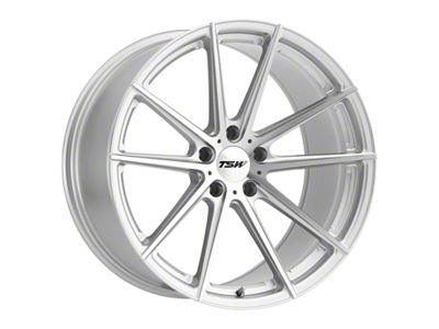 TSW Bathurst Silver with Mirror Cut Face Wheel; Rear Only; 20x10.5 (16-24 Camaro)