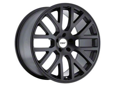 TSW Donington Matte Black Wheel; 20x8.5; 15mm Offset (16-24 Camaro, Excluding ZL1)