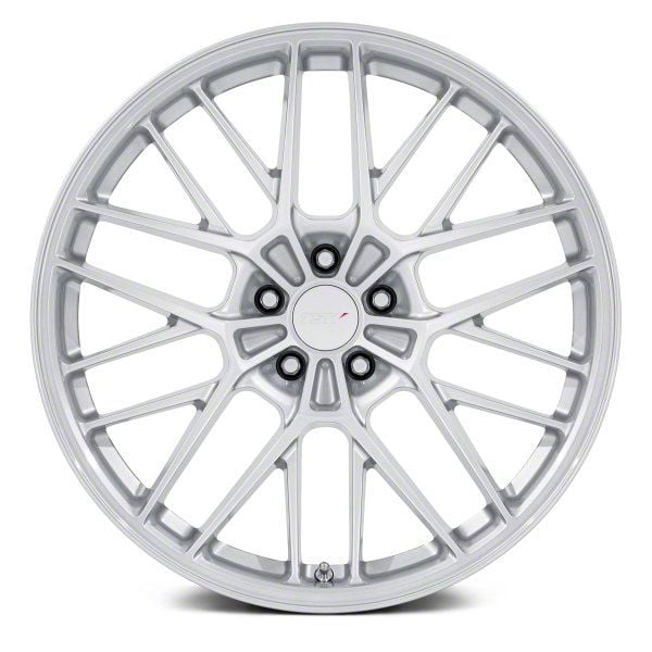TSW Charger Daytona Gloss Silver Wheel; Rear Only; 22x10.5