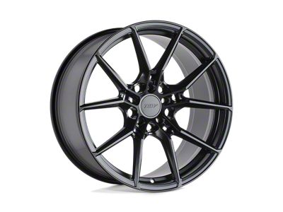 TSW Neptune Semi Gloss Black Wheel; Front Only; 20x9 (20-24 Corvette C8 Stingray)