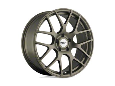 TSW Nurburgring Matte Bronze Wheel; Front Only; 20x9; 35mm Offset (20-25 Corvette C8 Stingray)