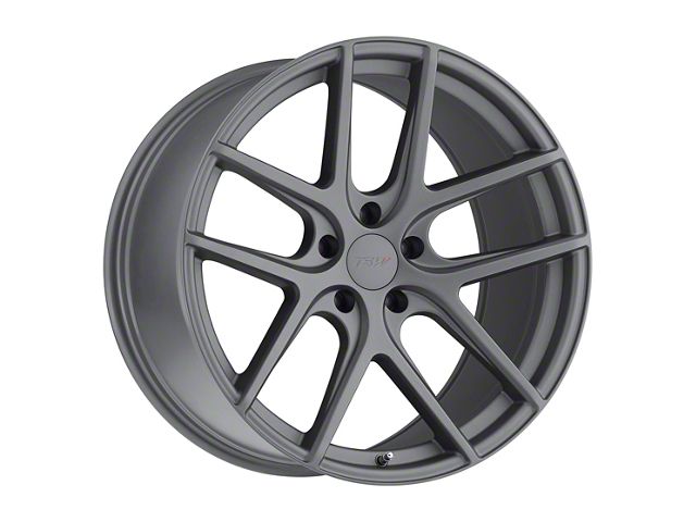 TSW Geneva Matte Gunmetal Wheel; 19x8 (15-23 Mustang GT, EcoBoost, V6)