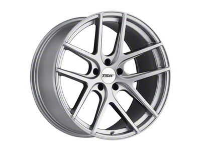 TSW Geneva Matte Titanium Silver Wheel; 19x8.5 (15-23 Mustang GT, EcoBoost, V6)