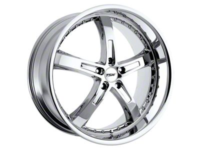 TSW Jarama Chrome Wheel; Rear Only; 19x9.5 (05-09 Mustang)