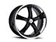 TSW Jarama Gloss Black Wheel; 19x8 (15-23 Mustang EcoBoost w/o Performance Pack, V6)