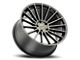TSW Luco Dark Tint Matte Black Machined Wheel; 19x8.5 (15-23 Mustang GT, EcoBoost, V6)