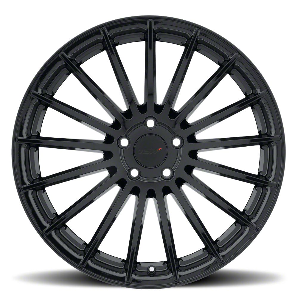 TSW Mustang Luco Gloss Black Wheel; Rear Only; 20x10; 40mm