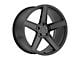 TSW Ascent Matte Gunmetal with Gloss Black Face Wheel; Rear Only; 20x10 (21-24 Mustang Mach-E)