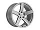 TSW Ascent Matte Titanium Silver Wheel; 18x8.5 (21-24 Mustang Mach-E, Excluding GT)