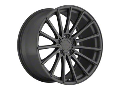 TSW Chicane Matte Gunmetal Wheel; 19x8.5; 43mm Offset (21-25 Mustang Mach-E)