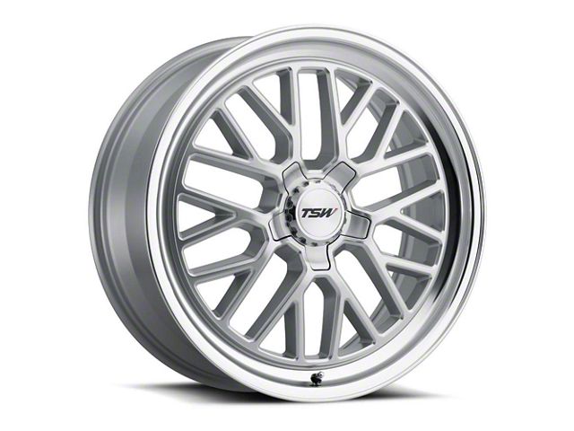 TSW Hockenheim S Silver Wheel; 20x8.5 (21-24 Mustang Mach-E)