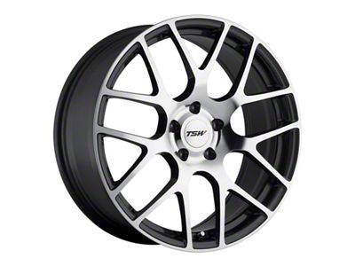 TSW Nurburgring Gunmetal with Mirror Cut Face Wheel; 20x8.5; 40mm Offset (21-25 Mustang Mach-E)