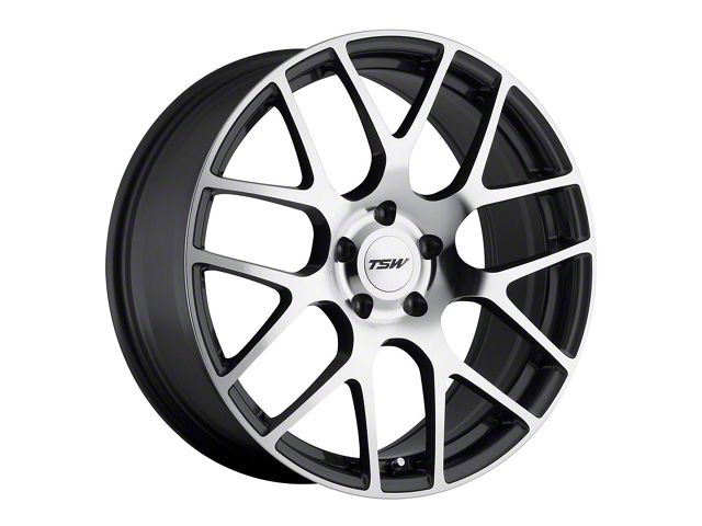 TSW Nurburgring Gunmetal with Mirror Cut Face Wheel; 20x8.5 (21-24 Mustang Mach-E)