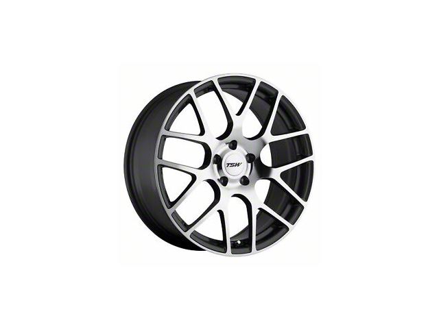 TSW Nurburgring Gunmetal with Mirror Cut Face Wheel; 22x9 (21-24 Mustang Mach-E)