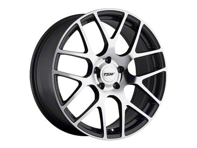 TSW Nurburgring Gunmetal Wheel; 18x8; 40mm Offset (21-25 Mustang Mach-E, Excluding GT)