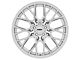 TSW Sebring Gloss Silver with Mirror Cut Face Wheel; 18x8.5 (21-24 Mustang Mach-E, Excluding GT)