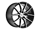 TSW Sprint Gloss Black with Mirror Cut Face Wheel; 20x8.5 (21-24 Mustang Mach-E)