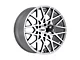 TSW Vale Silver with Mirror Cut Face Wheel; 18x8.5 (21-24 Mustang Mach-E, Excluding GT)