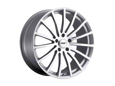 TSW Mallory Silver Wheel; Rear Only; 20x10; 40mm Offset (15-23 Mustang GT, EcoBoost, V6)