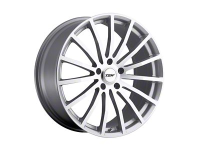 TSW Mallory Silver Wheel; Rear Only; 20x10 (15-23 Mustang GT, EcoBoost, V6)