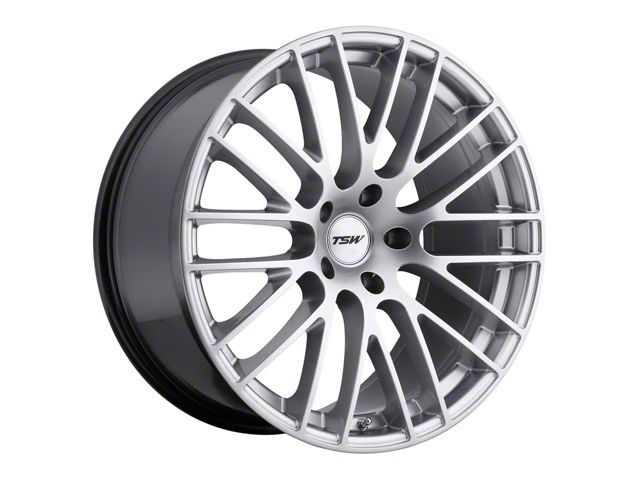 TSW Max Hyper Silver Wheel; 19x8.5 (05-09 Mustang GT, V6)