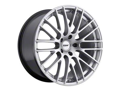 TSW Max Hyper Silver Wheel; Rear Only; 19x9.5 (15-23 Mustang GT, EcoBoost, V6)