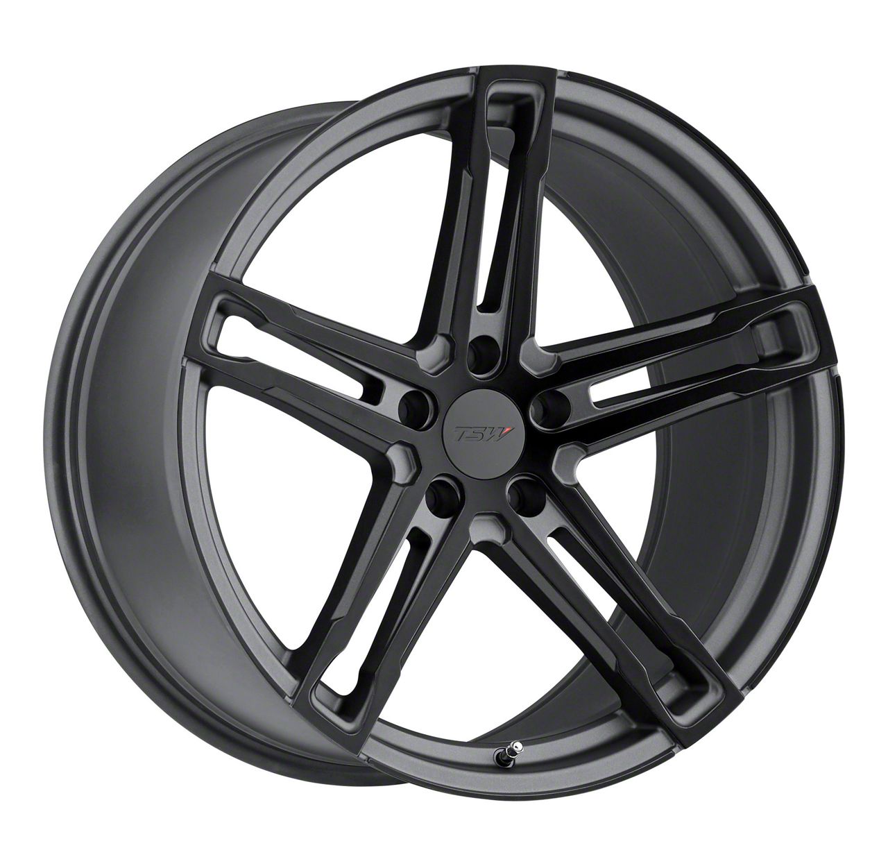 TSW Mustang Mechanica Matte Gunmetal with Matte Black Face