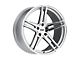 TSW Mechanica Silver Wheel; Rear Only; 19x9.5 (15-23 Mustang GT, EcoBoost, V6)