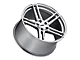 TSW Mechanica Silver Wheel; Rear Only; 20x11 (15-23 Mustang GT, EcoBoost, V6)