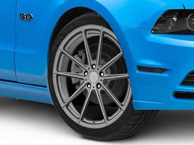TSW Bathurst Gloss Gunmetal Wheel; 20x8.5 (10-14 Mustang GT w/o Performance Pack, V6)