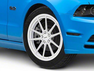 TSW Bathurst Silver Wheel; 19x9.5; 39mm Offset (10-14 Mustang)