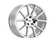 TSW Chrono Silver with Mirror Cut Face Wheel; 20x9 (15-23 Mustang GT, EcoBoost, V6)