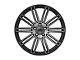 TSW Crowthorne Matte Gunmetal Machined Wheel; 20x8.5 (10-14 Mustang)